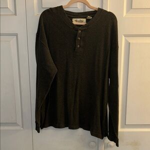 Men’s Large long sleeve shirt with buttons